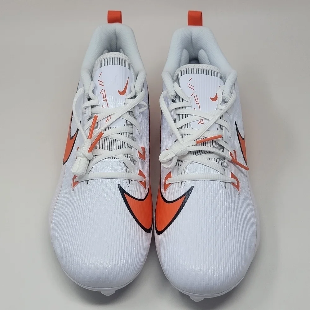 Nike Vapor Edge Speed 360 2 White/Orange Cleats FQ4045-100 Men’s Size 15 New